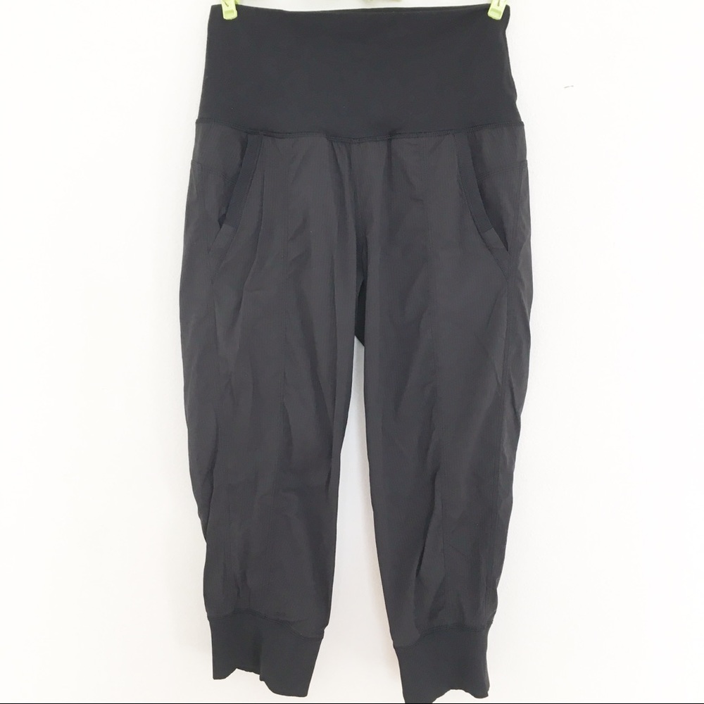 Lululemon Dark Gray Studio High Waisted Capri 6
